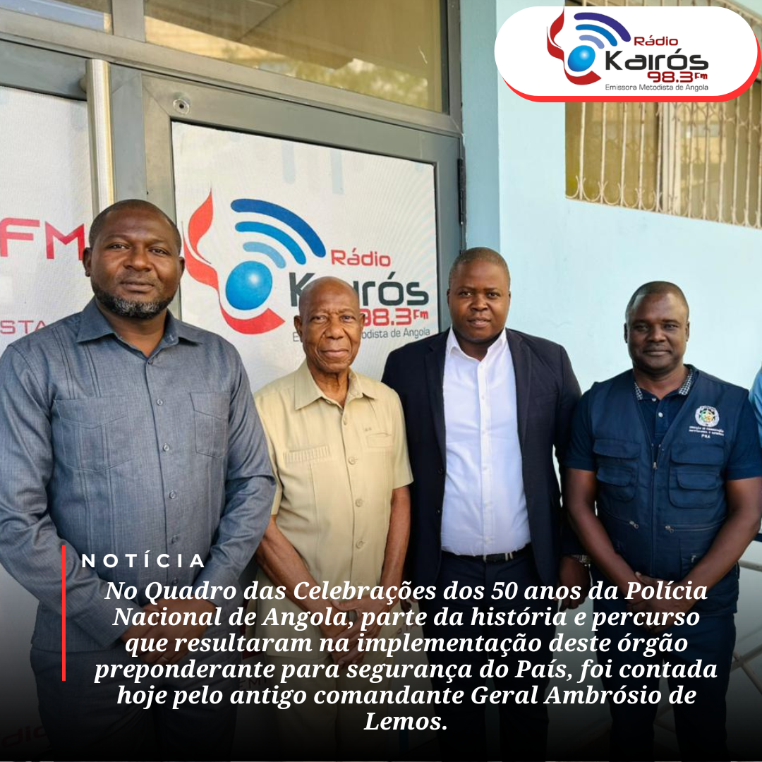 No Quadro das Celebrações dos 50 anos da Polícia Nacional de Angola, parte da história e percurso que resultaram na implementação deste órgão preponderante para segurança do País, foi contada hoje pelo antigo comandante Geral Ambrósio de Lemos.