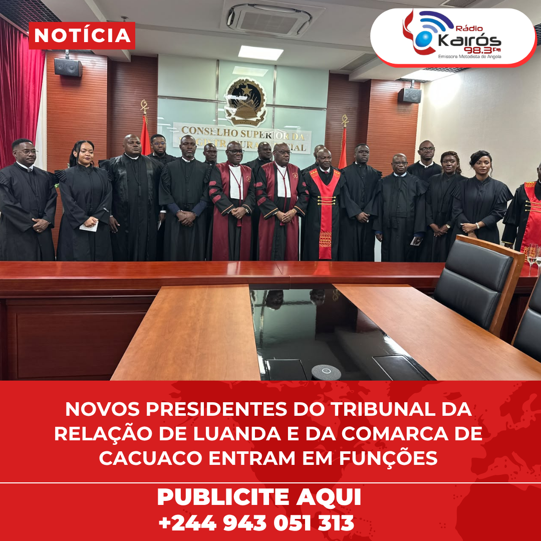 NOVOS PRESIDENTES DO TRIBUNAL DA RELAÇÃO DE LUANDA E DA COMARCA DE CACUACO ENTRAM EM FUNÇÕES