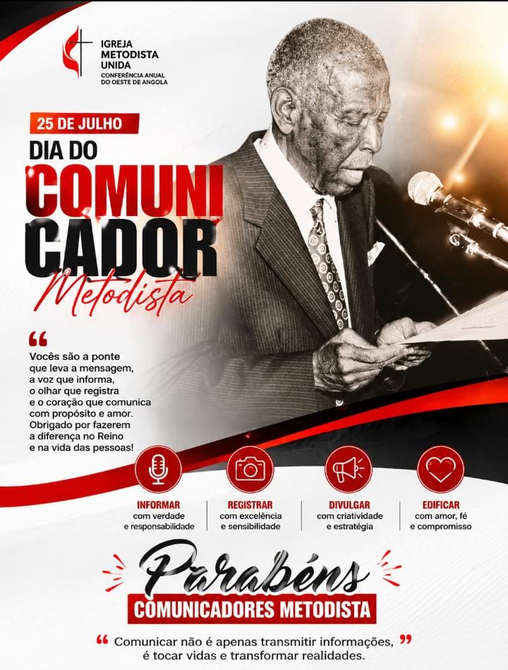 IGREJA METODISTA UNIDA EM ANGOLA ASSINALA DIA DO COMUNICADOR METODISTA